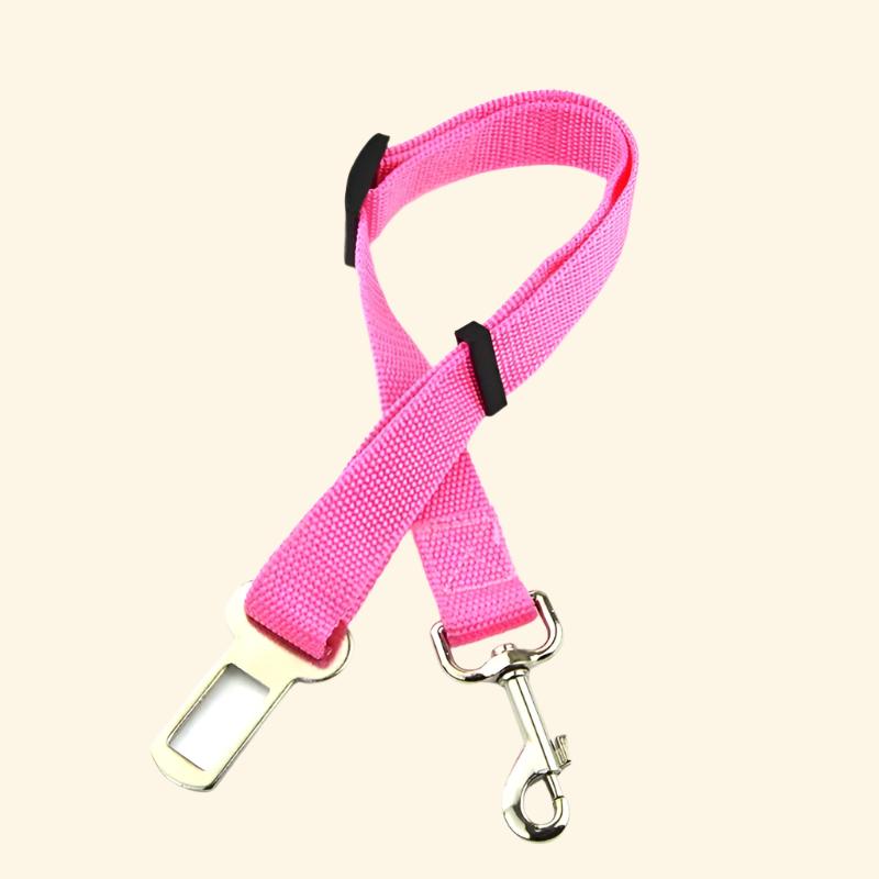 Adjustable Pet Cat Dog Car Seat Belt Pet Seat Vehicle Dog Harness Lead Clip Safety Lever Traction Dog Collars Dogs Accessoires