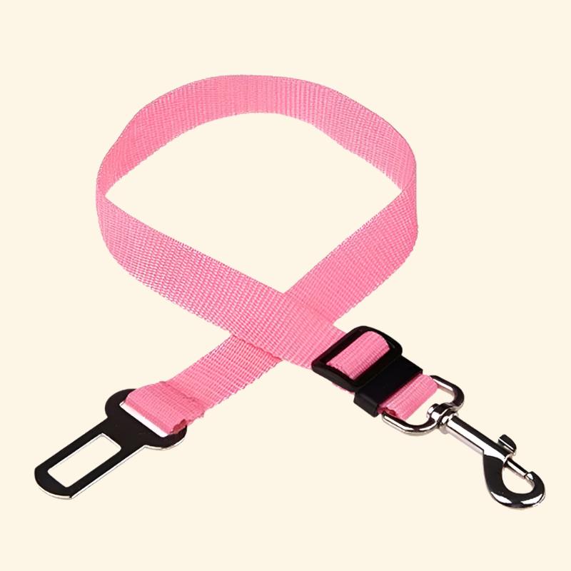 Adjustable Pet Cat Dog Car Seat Belt Pet Seat Vehicle Dog Harness Lead Clip Safety Lever Traction Dog Collars Dogs Accessoires