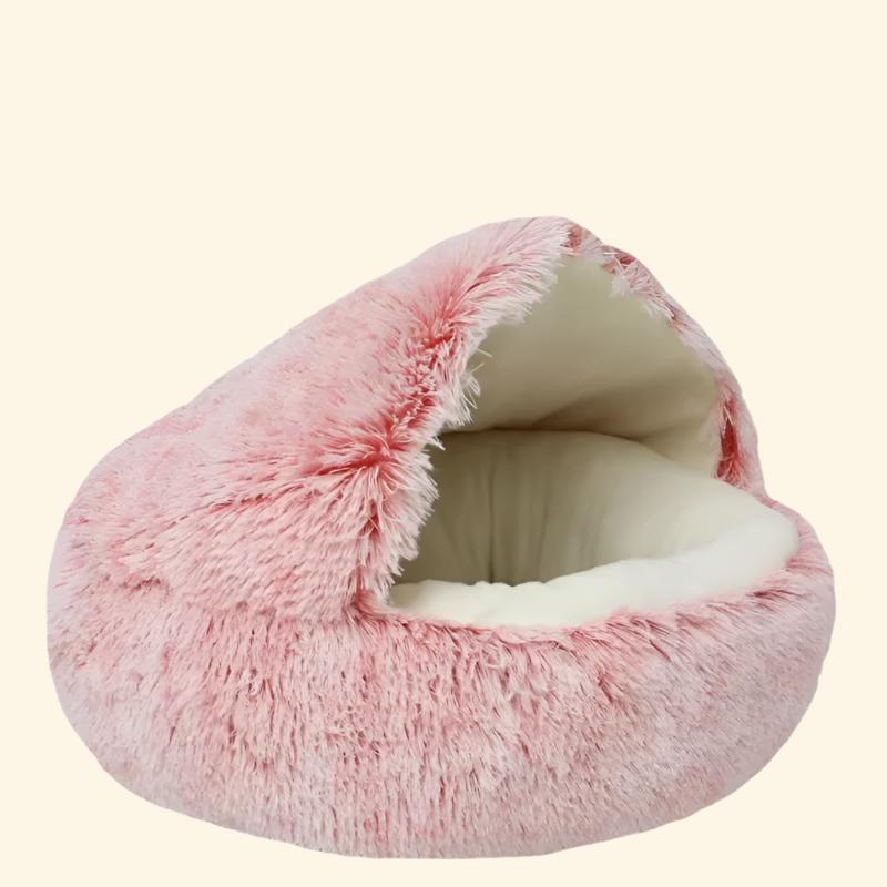 Winter Plush Pet Cat Bed round Cat Cushion Cat House 2 in 1 Warm Cats Basket Pet Sleep Bag Kitten Nest Kennel for Small Dog Cats