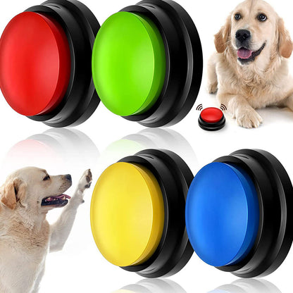 Pet Sound Box Recordable Talking Button Pet Voice Recorder Talking Toy for Dog Communication Training Tool Speaking Buttons