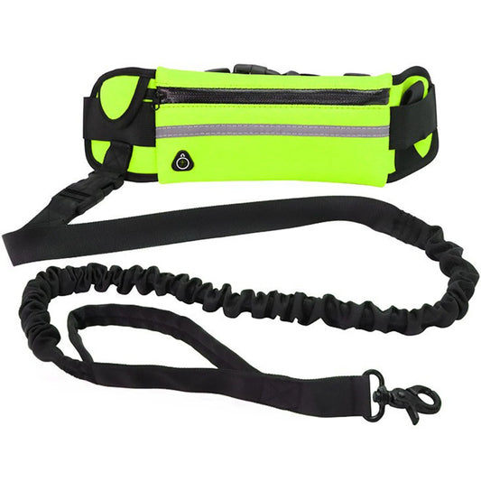 JogDog Leash: Reflective Hands-Free Leash with Waist Bag