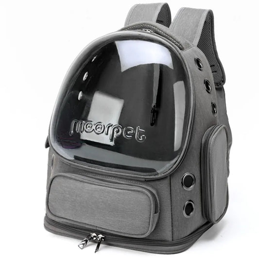 ClearView: Transparent Pet Travel Backpack